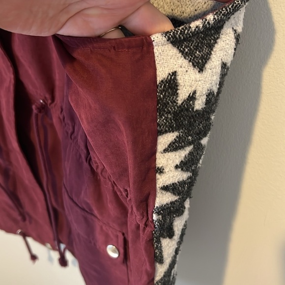 Entro Plus Size Utility Womens Vest Aztec Ikat Tribal Print Knit Back Pocket 1XL - Picture 10 of 16